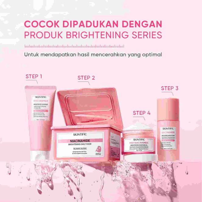 
					SKINTIFIC Hadirkan Niacinamide Brightening Daily Mask: Perawatan Harian Praktis untuk Kulit Cerah dan Halus
