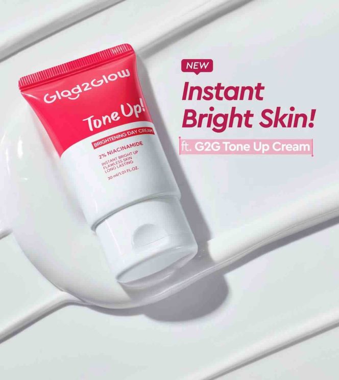 
					Kulit Cerah Seketika: Glad2Glow Resmi Hadirkan Tone Up! Brightening Day Cream