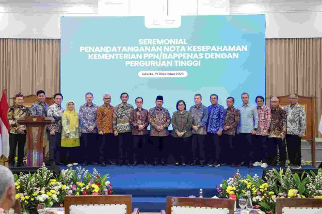 
					BAPPENAS INISIASI KEMITRAAN DENGAN 14 PERGURUAN TINGGI, CAPAI VISI INDONESIA EMAS 2045