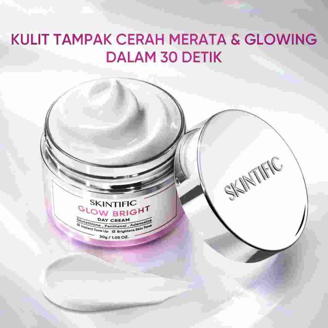 
					SKINTIFIC Luncurkan Glow Bright Day Cream: Krim Kaya Manfaat untuk Kulit Cerah Bercahaya, Halus dan Flawless Seharian