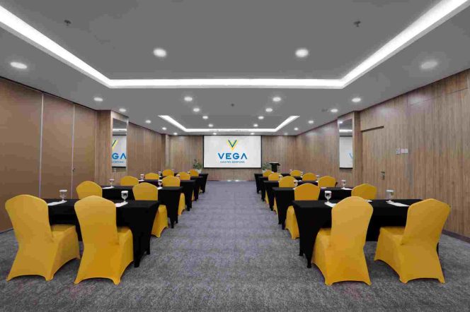 
					VEGA HOTEL GADING SERPONG HADIRKAN SOLUSI RUANG PERTEMUAN STRATEGIS DENGAN FASILITAS LENGKAP DAN HARGA KOMPETITIF
