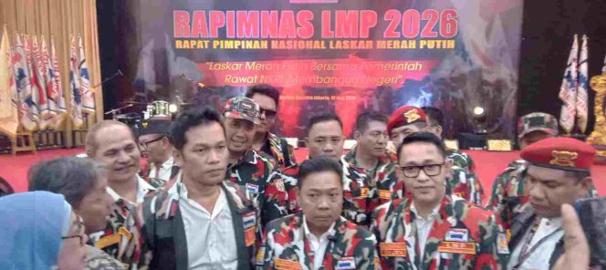 
					Laskar Merah Putih (LMP) Gelar Rapimnas 2026: Tegaskan Komitmen Mendukung Keutuhan Negara Kesatuan Republik Indonesia (NKRI) dan Agenda Pembangunan Nasional Pemerintahan Presiden Prabowo Subianto