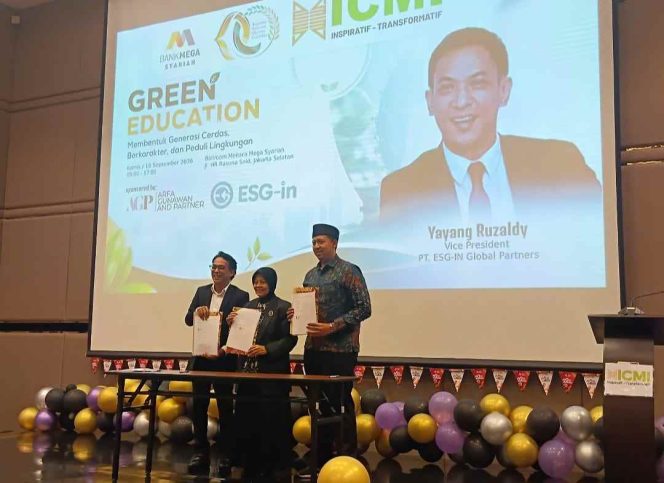 
					Dorong Generasi Muda Sambut Indonesia Emas 2045, ICMI, KKDC, dan Bank Mega Syariah Kolaborasi Gelar Program Green Education