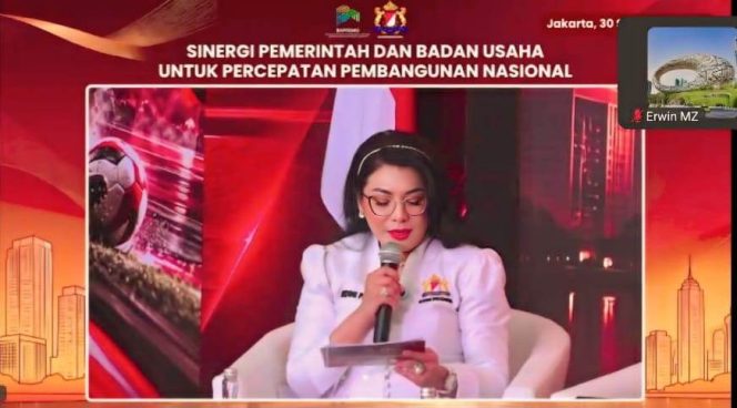 
					Akselerasi Sinergi Pemerintah dan Badan Usaha Perkuat Ekosistem KPBU untuk Percepatan Pembangunan Infrastruktur Nasional, Hardini Puspasari, S.Sos., M.Si. sebagai Miss KPBU Menginisiasi Pembentukan Satgas KADIN KPBU & Pembiayaan Strategis Inovatif.