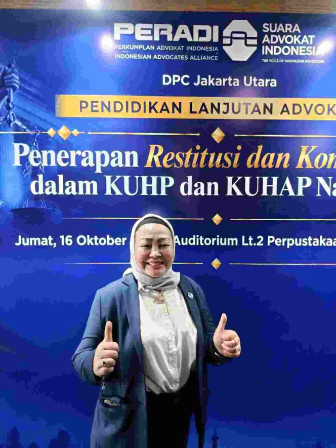 
					Advokat Rochmawati, S.H., M.H.,: Kupas KUHP & KUHAP Baru, Peradi SAI Ingin Advokat Lebih Paham Pemulihan Hak Korban